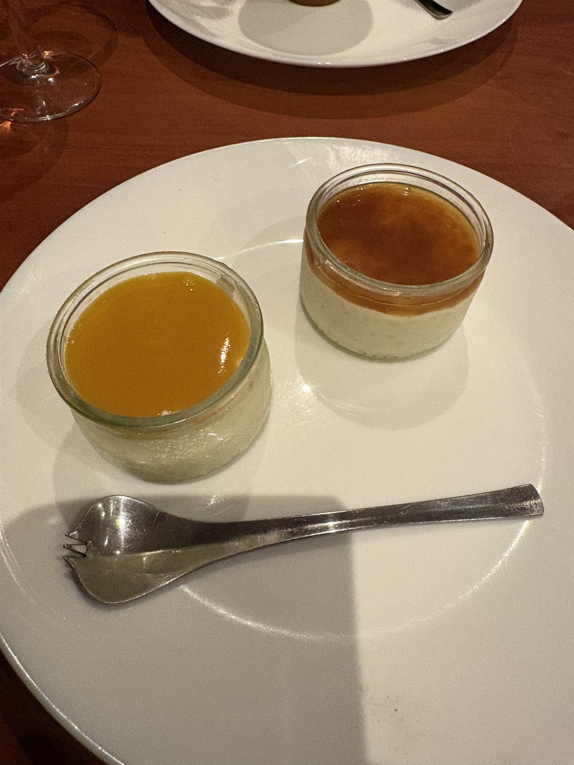 Panna cotta maison, deux parfums